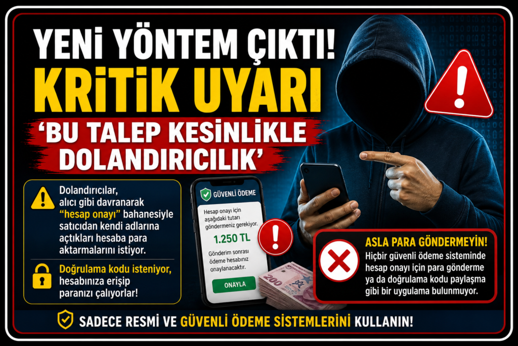“HESAP ONAYI” Adı Altında Yeni Dolandırıcılık Tuzağı