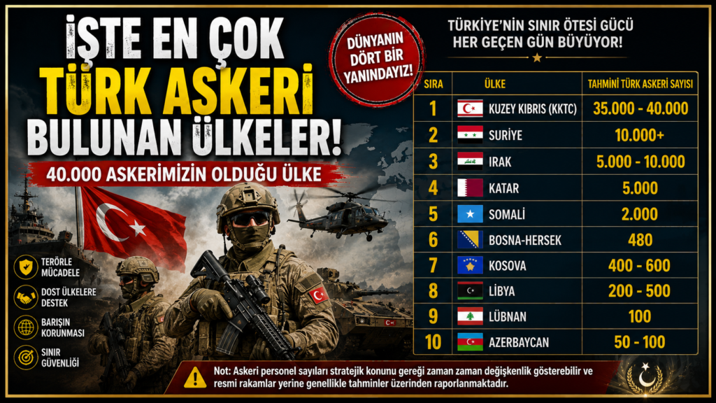 Türk Ordusu Dünyanın Dört Bir Tarafında