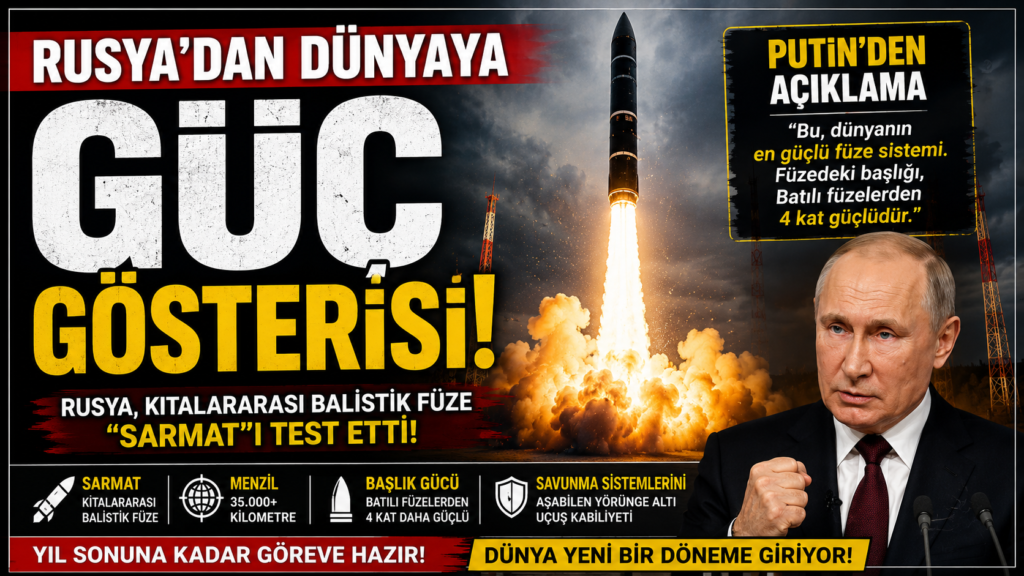 Putin’den Dünyaya  Gözdağı