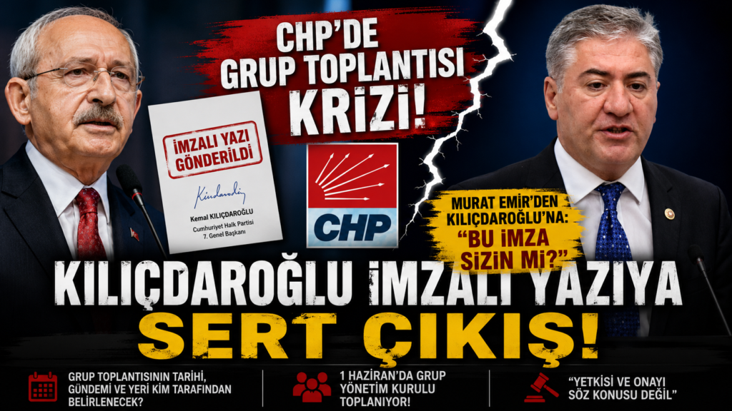 Kılıçdaroğlu İmzalı Yazı CHP’yi Karıştırdı!