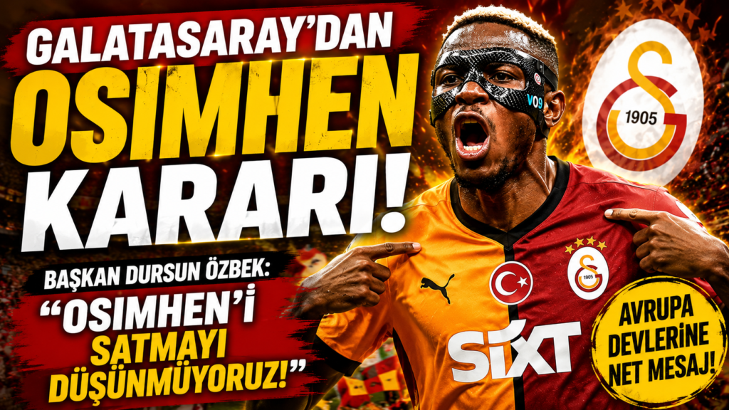 Galatasaray Osimhen İçin Kararı Verdi: Satmıyoruz!