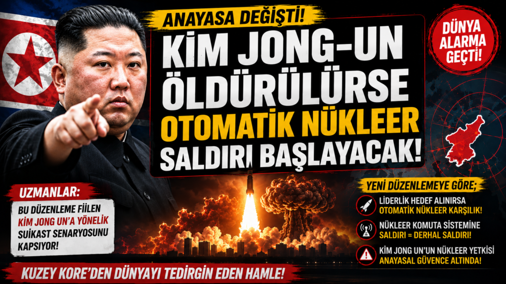 Kim Jong-Un’a Suikast Olursa Nükleer Savaş Başlayacak