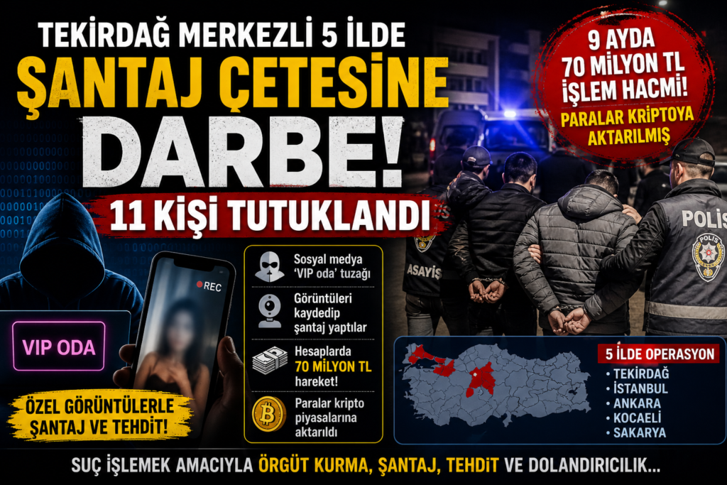 VIP Oda Tuzağına Operasyon! 11 Kişi Tutuklandı