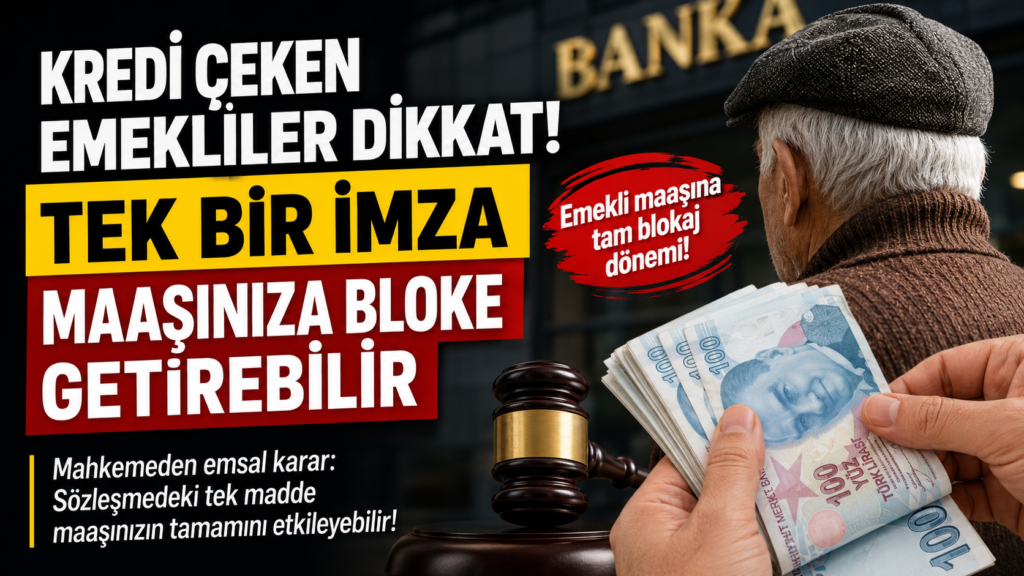 Kredi Çeken Emekliler O Maddeye Dikkat