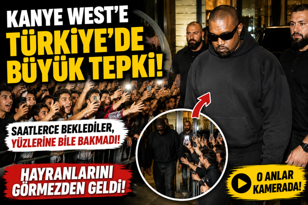 Kanye West;  Türk Hayranlarının Yüzüne Bile Bakmadı