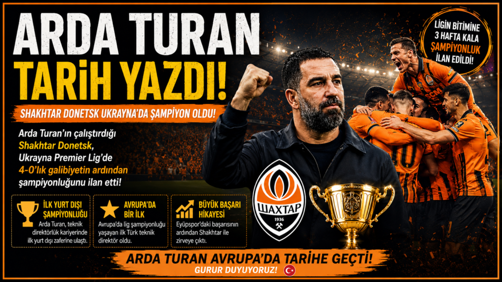 Tebrikler Arda Turan, Gurur Duyuyoruz