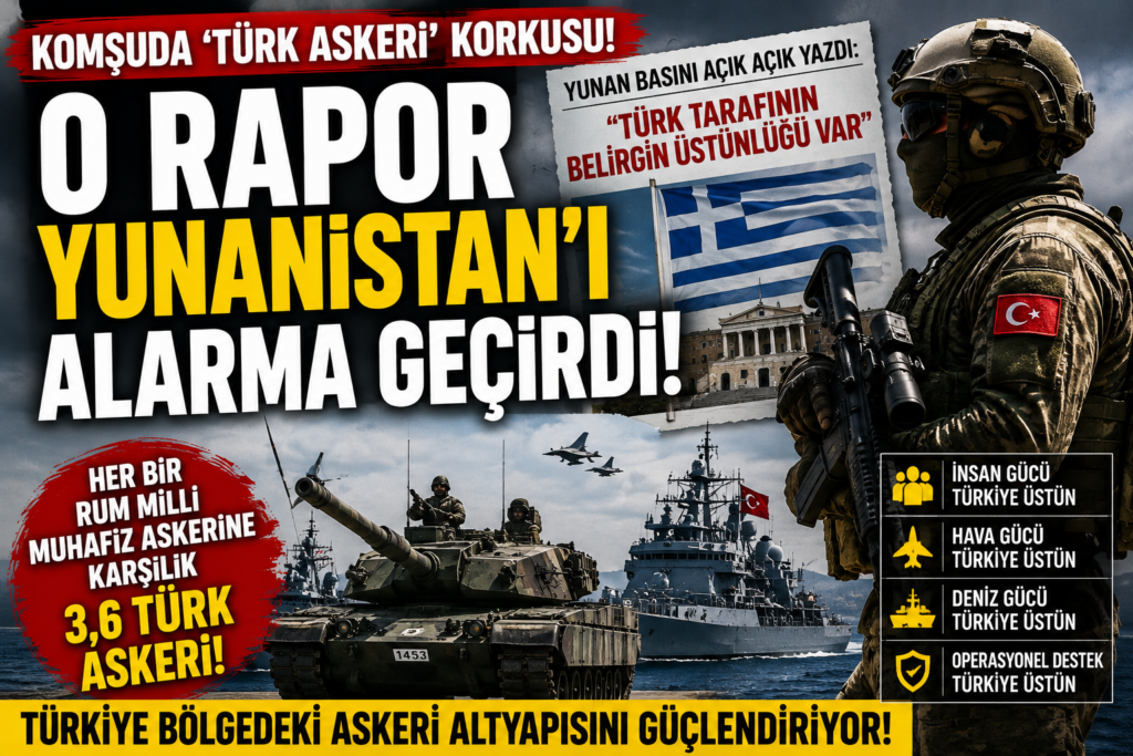 Yunanistan’da Türk Askeri Paniği