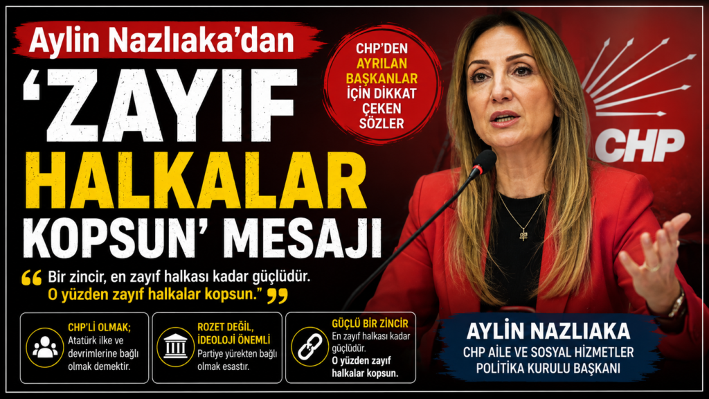 CHP’den  Çıkış: Zayıf Halkalar Kopsun