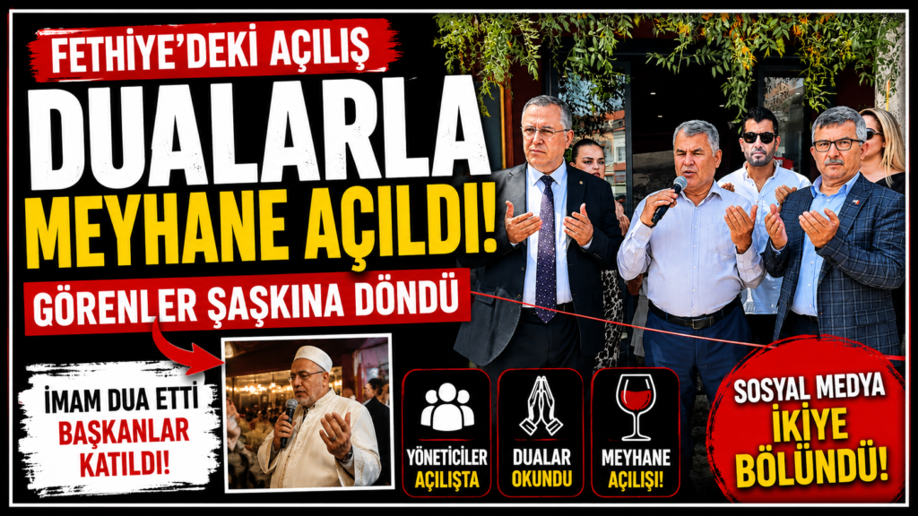 Dualarla Meyhane Açtılar