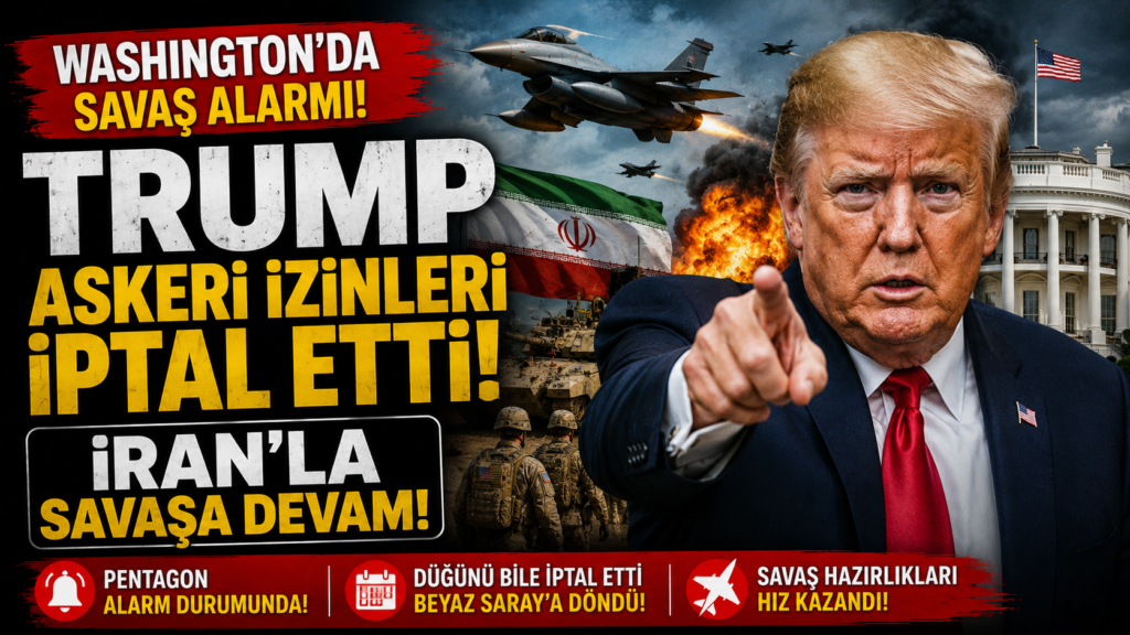 Trump İran İçin Düğünü Bile İptal Etti!