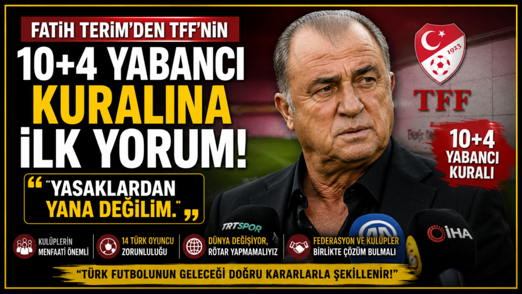 Fatih Terim: Yasaklara Karşıyım