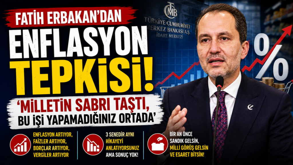 Erbakan: Milletin Sabrı Taştı