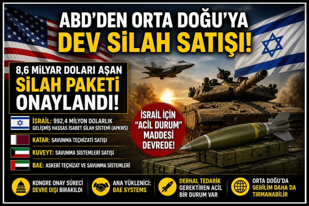 ABD İsrail’e Silah Satışını Onayladı