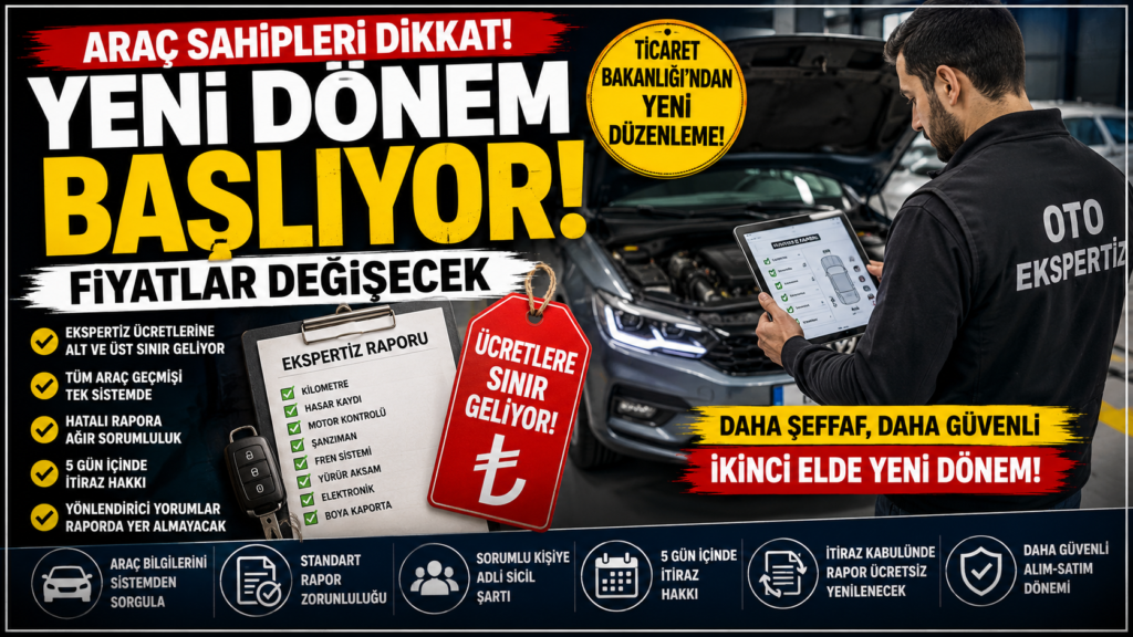 Araç Sahipleri:Ekspertizde Fiyatlar ve Kurallar Değişiyor