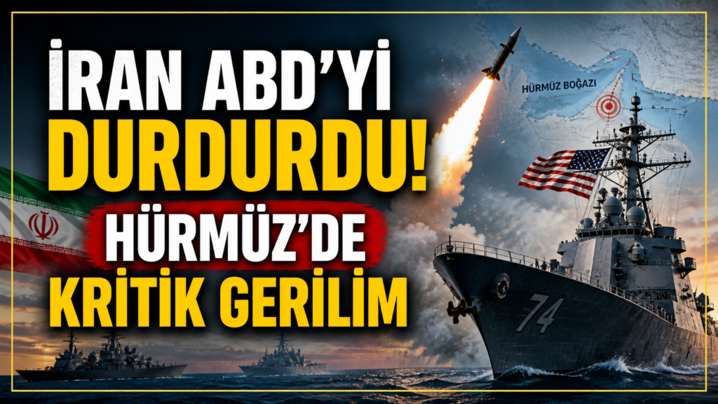 İran Hürmüze Girmeye Çalışan ABD Gemisini Vurdu