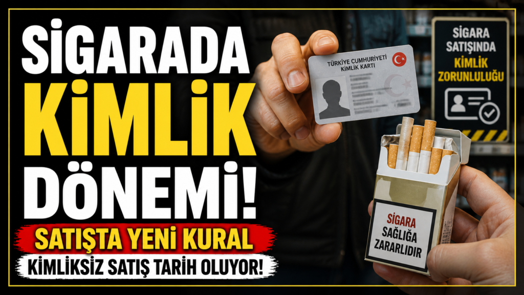 Kimlik Göstermeyene Sigara Satılmayacak, Yeni Sistem Geliyor