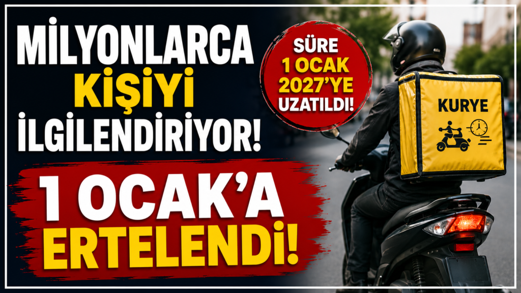 Milyonlarca Kuryeye Nefes Aldıran Karar