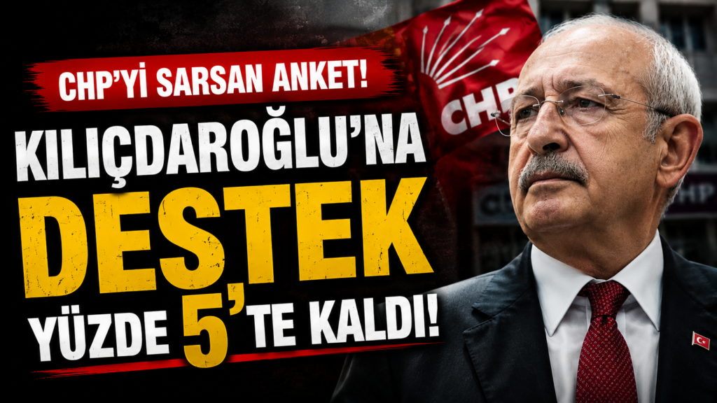 Konda’dan CHP’yi Sarsan Anket! Kılıçdaroğlu’na Şok