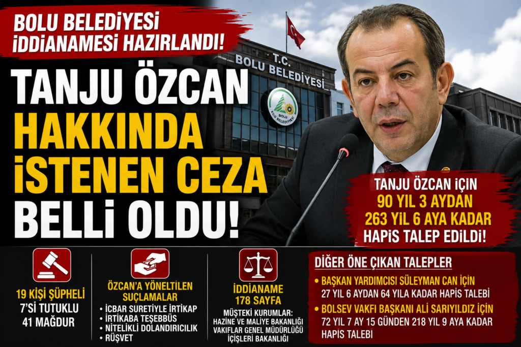 Tanju Özcan İçin 263 Yıl Talebi