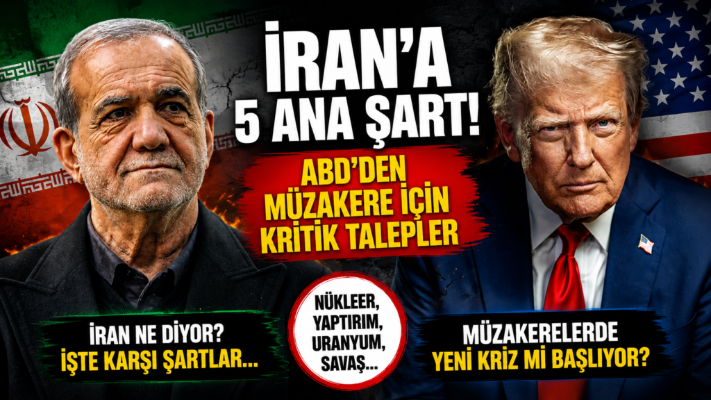 ABD’nin 5 Şartına İran’dan Rest!