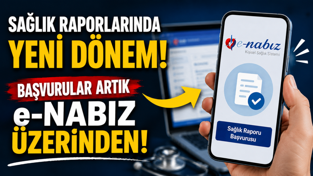 Sağlık Raporu Hastaneye Gitmeden Alınabilecek!