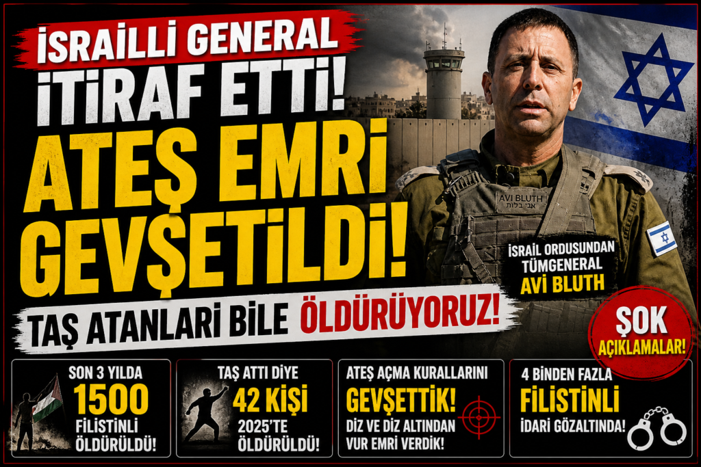 İsrailli Generalden Şok Sözler! “Ateş Emri Gevşetildi”