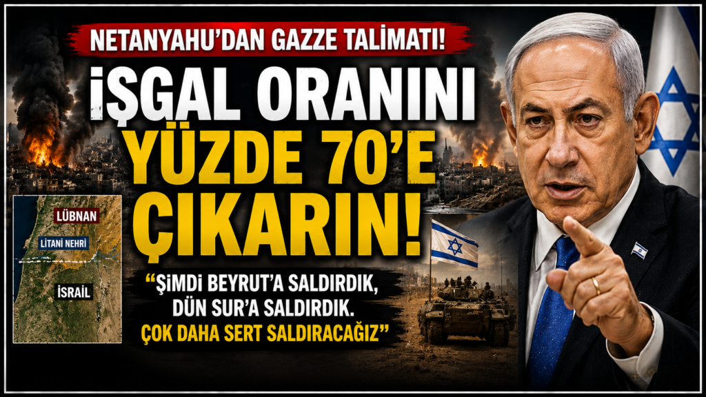 Netanyahu’dan Gazze’ye Saldırı Emri