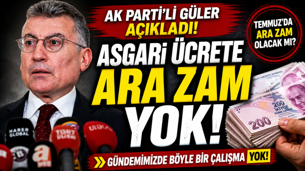 AK Parti: Asgari Ücrete Ara  Zam Yok
