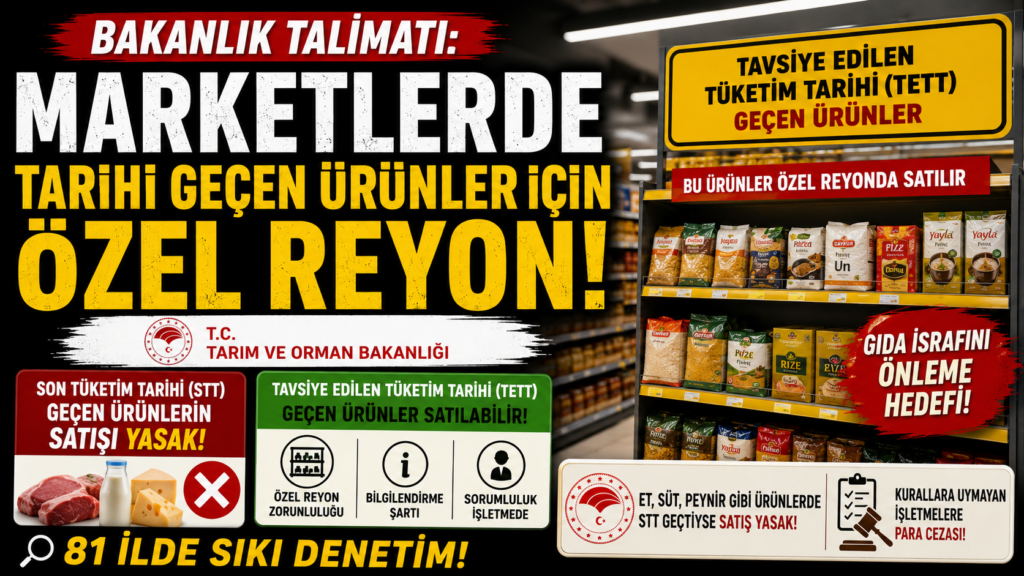 Tarihi Geçen Ürünler Böyle Satılacak