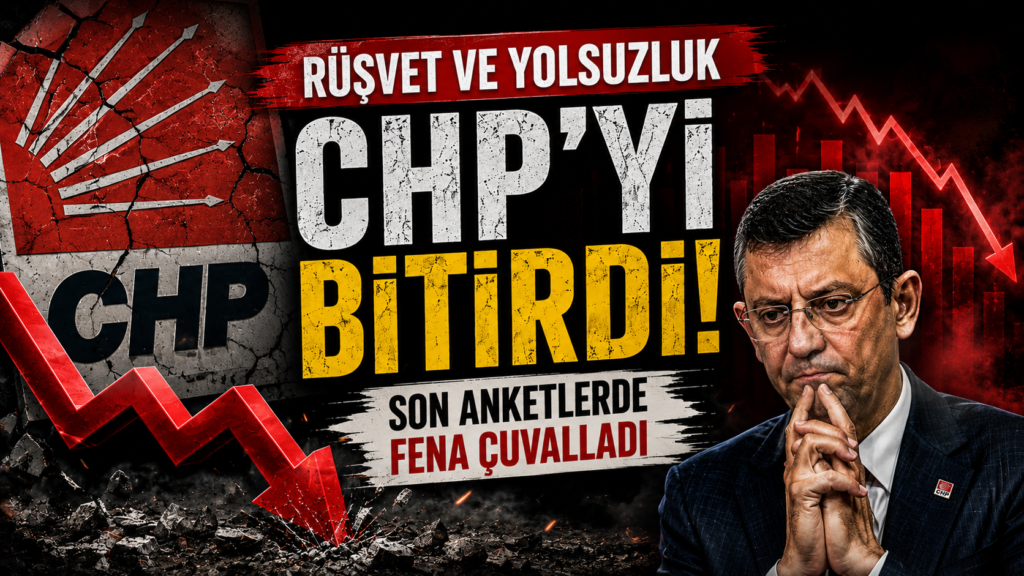 CHP’de  Yolsuzluk İddiaları Sonrası Anket Şoku