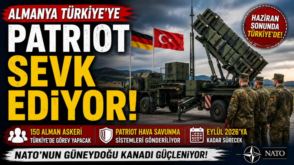 Almanya’dan Patriotler Türkiye’ye Geliyor