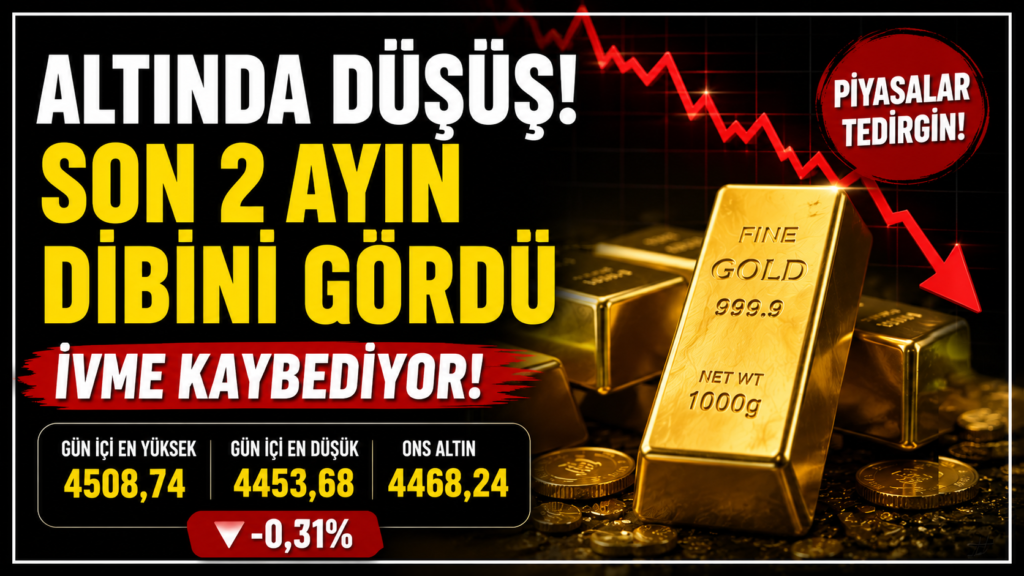 Altında Alarm: Son 2 Ayın Dibi Görüldü