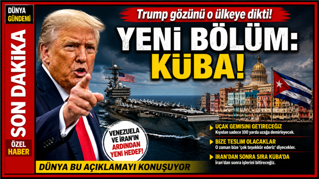 Trump: İran’ın İşini Bitirip Küba’yı Alacağım