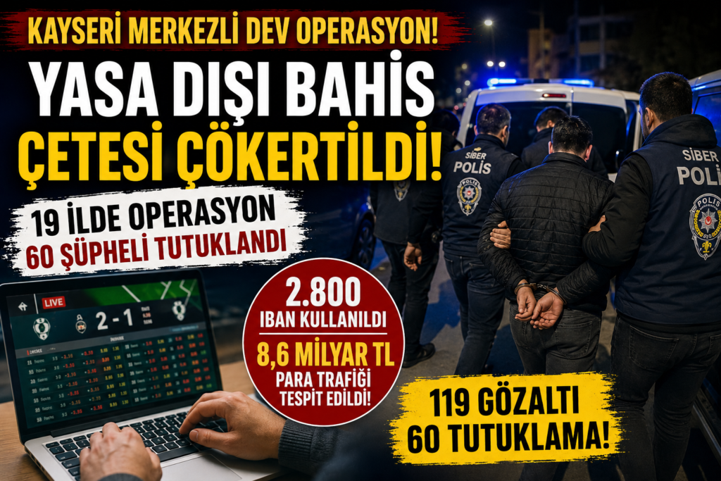 Kayseri Merkezli Dev Operasyon