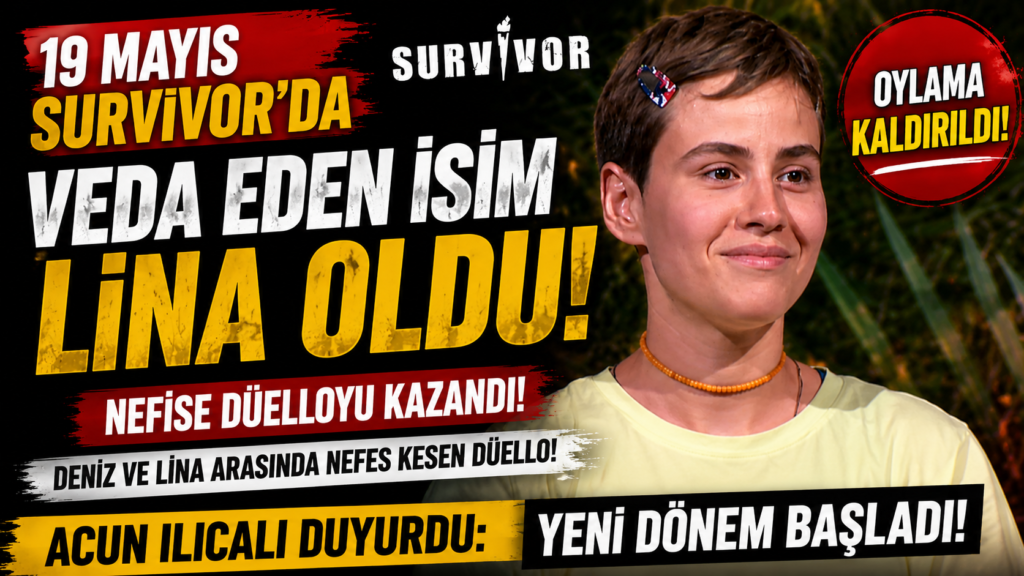 Survivor’da Şok Veda! Lina Elendi