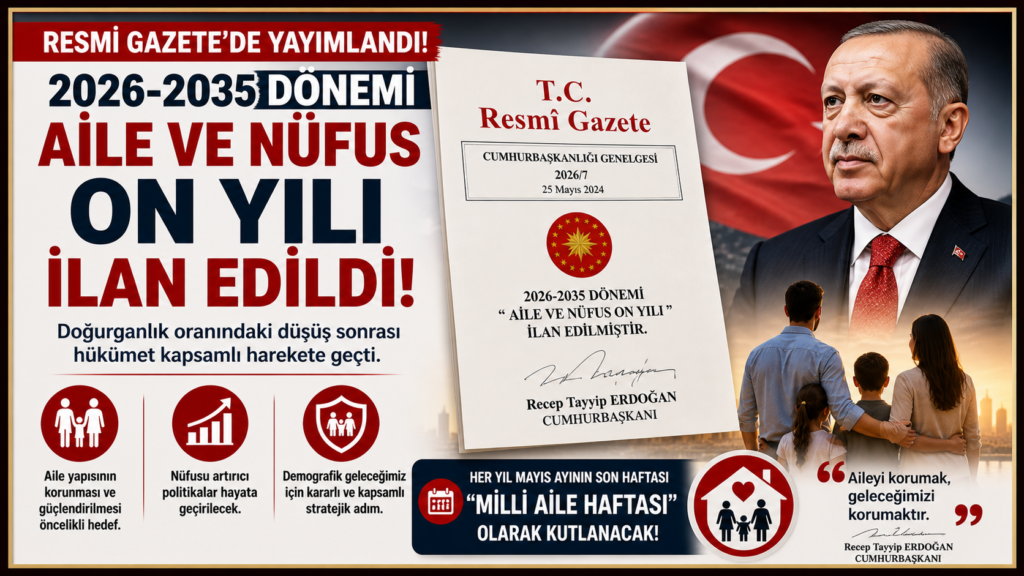 Erdoğan İmzaladı: Türkiye’de 10 Yıllık Yeni Dönem