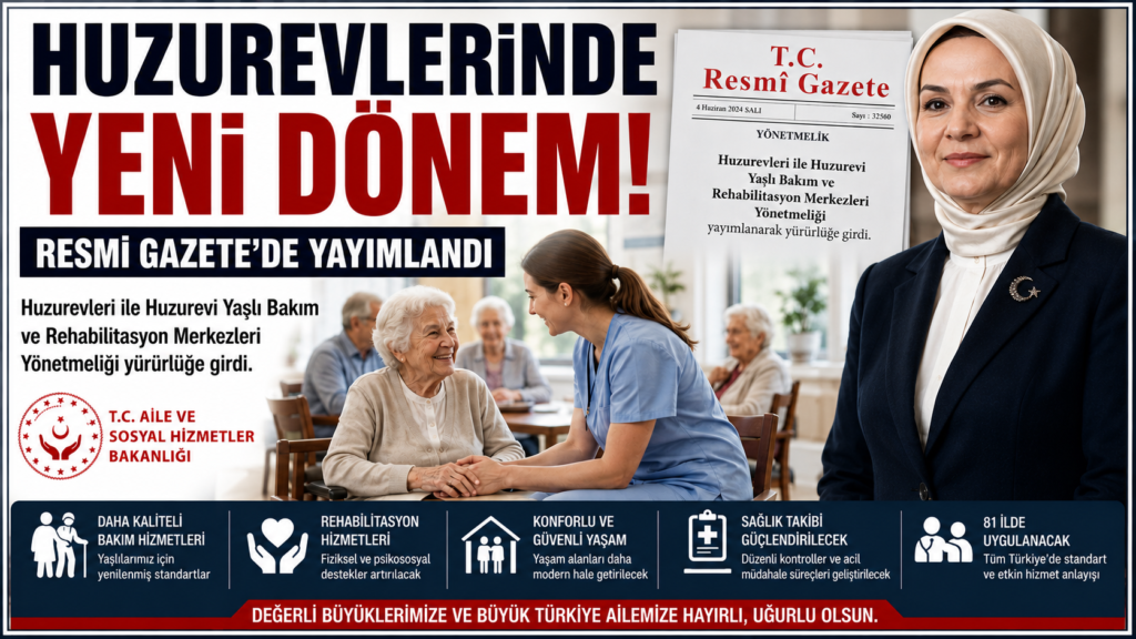 Huzurevlerinde Yeni Dönem Başladı