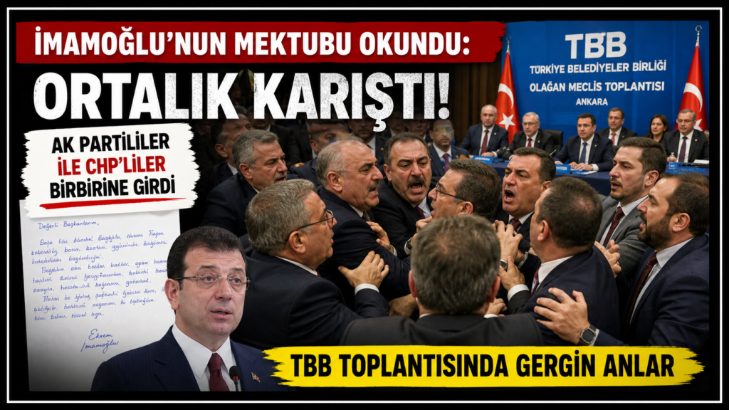 TBB Toplantısında İmamoğlu Kavgası
