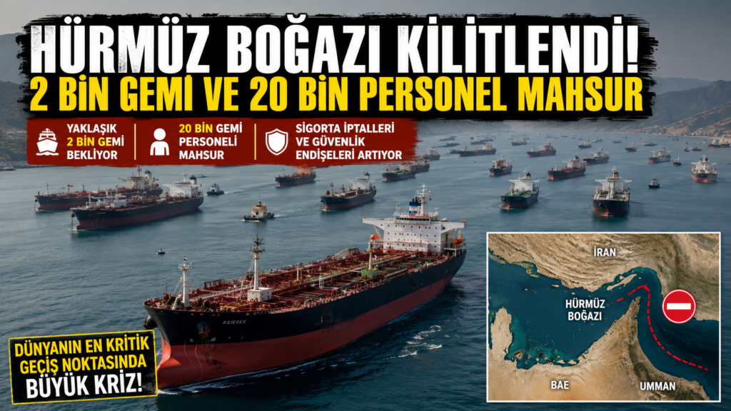 İran Hürmüz’ü Kapattı