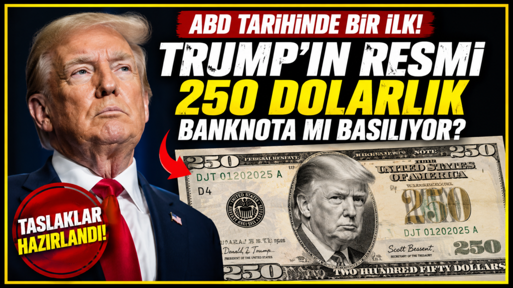 Trump Basılı 250 Dolar Geliyor!