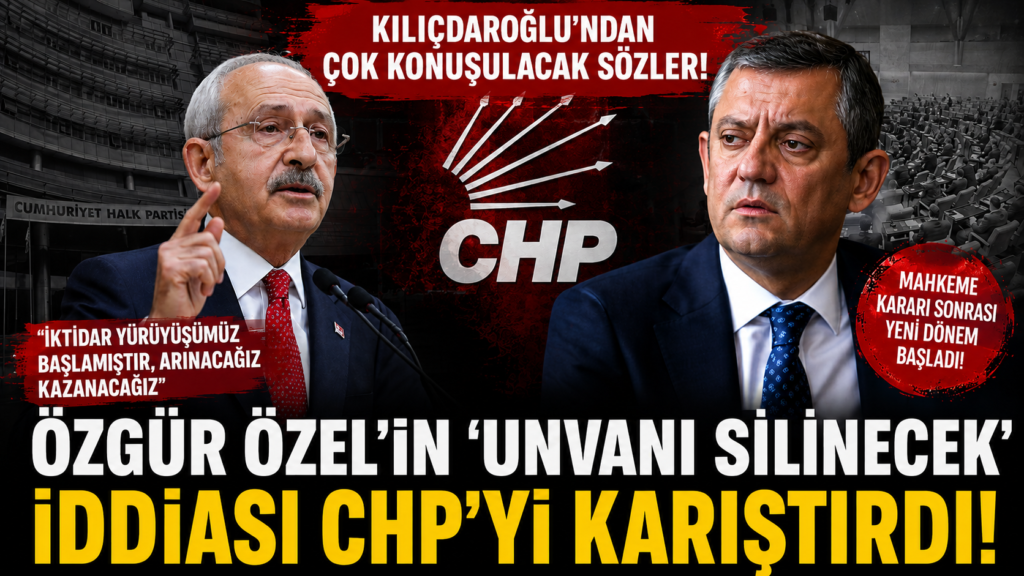 Özgür Özel’in Yetkileri Mi Alınıyor?