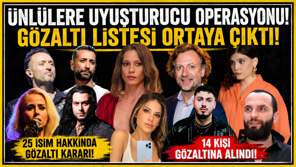 Ünlülere Uyuşturucu Operasyonu!