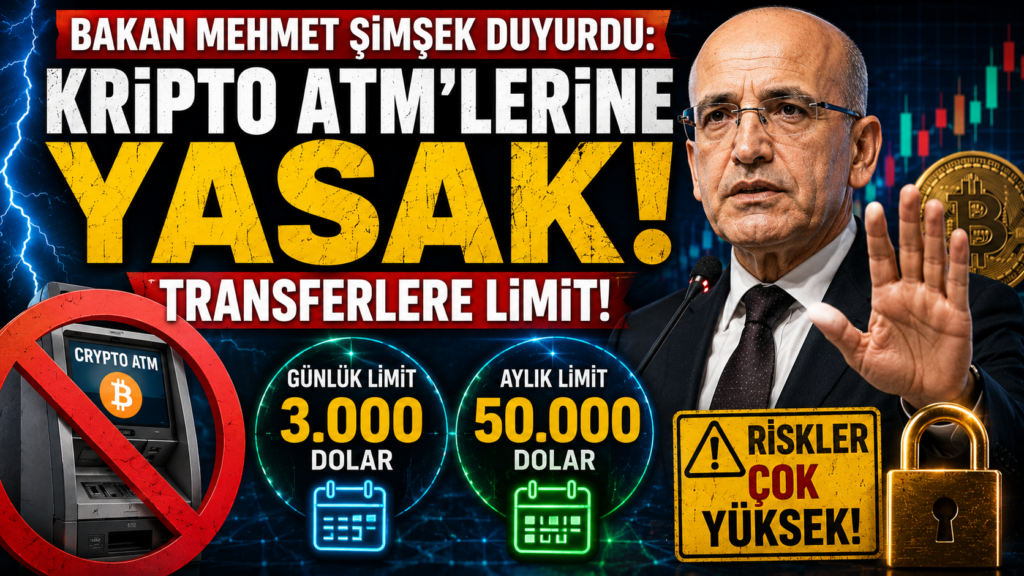 Şimşek: Bu ATM’ler Yasaklandı