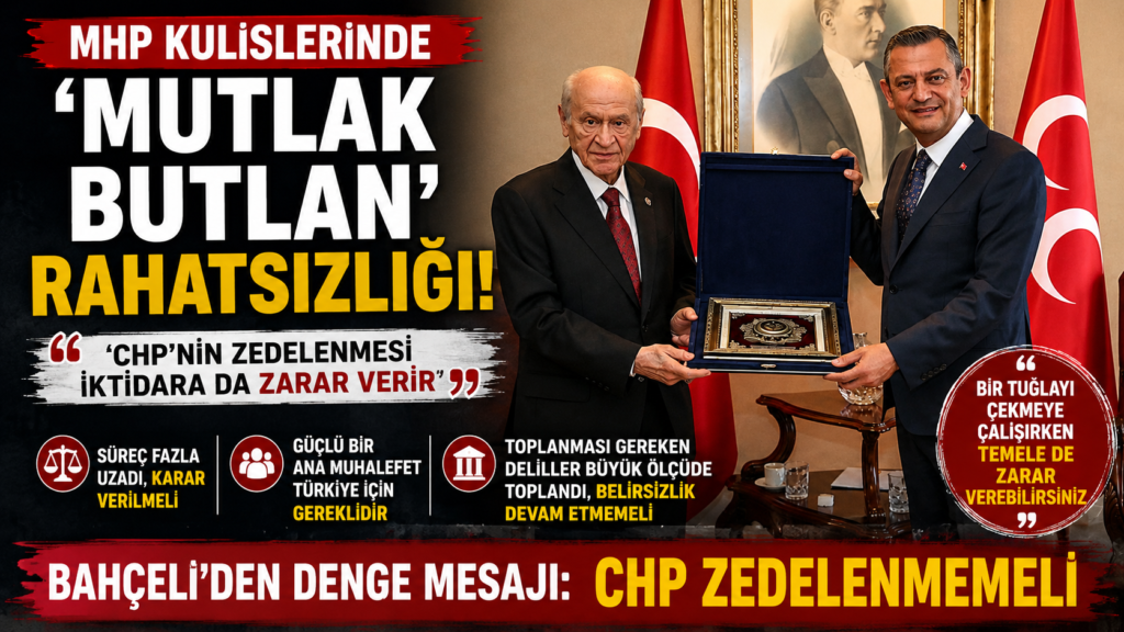 Bahçeli: CHP’nin Zedelenmesi İktidara Zarar Verir
