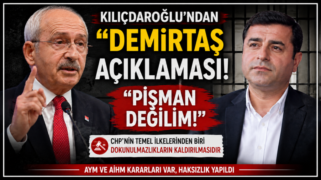 Demirtaş İçin Pişman Değilim