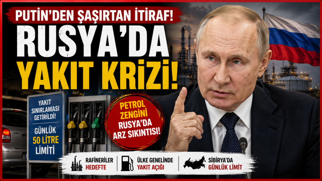 Petrol Zengini Rusya’da Yakıt Krizi