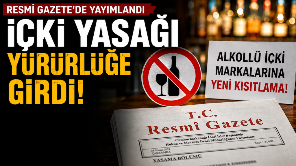 İçki Markalarına Yeni Yasak