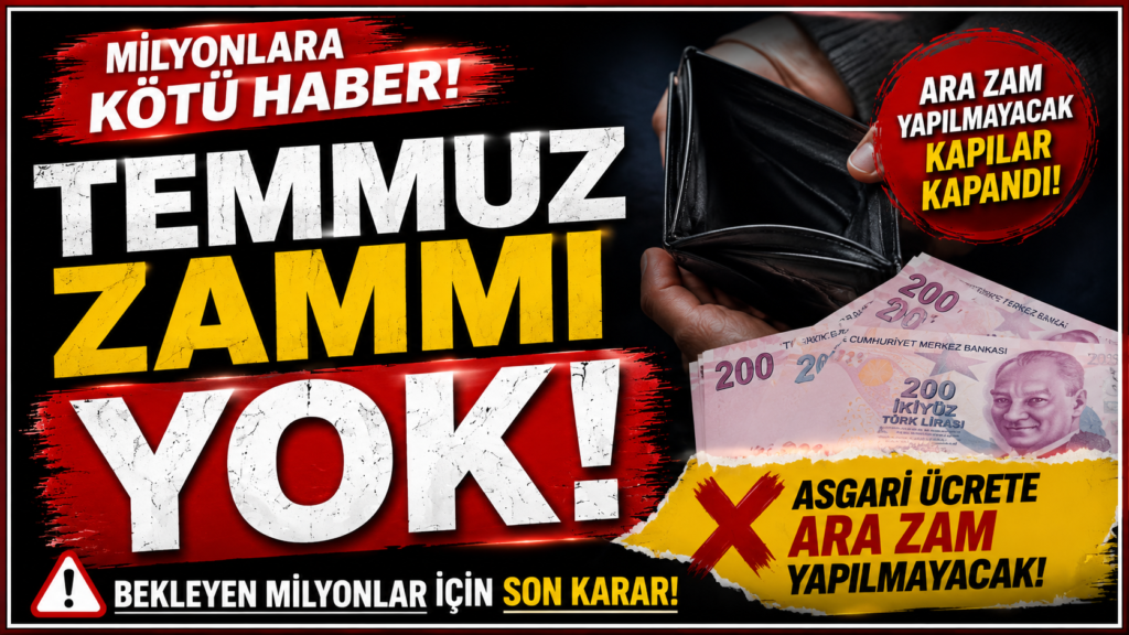 Asgari Ücrete Ara Zam Gündemde Yok
