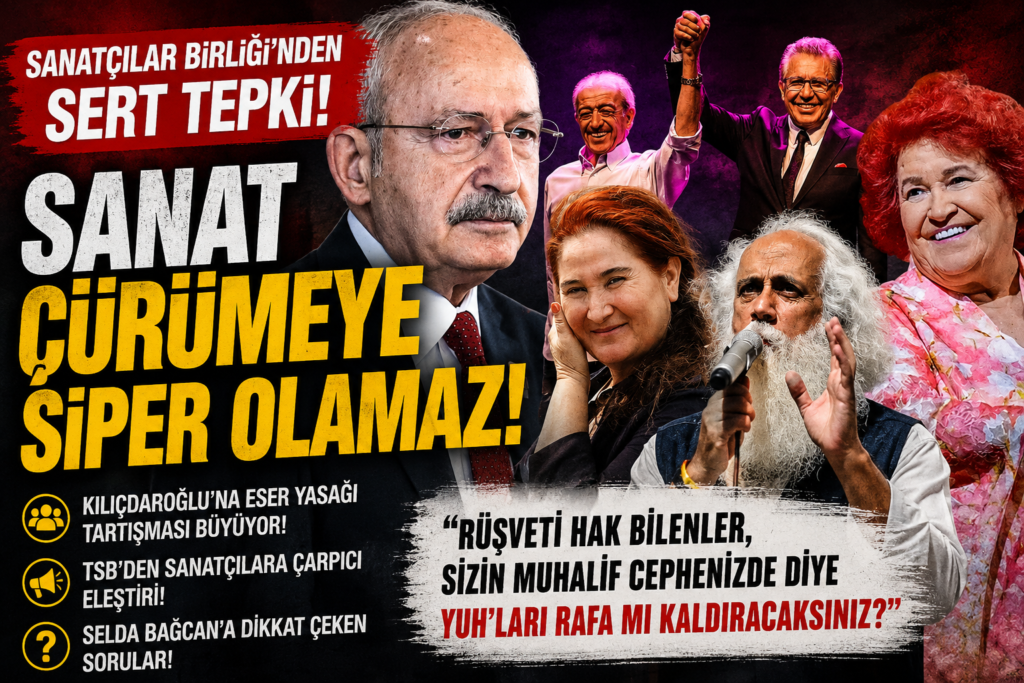 Sanatçılar Birliği’nden Sert Tepki