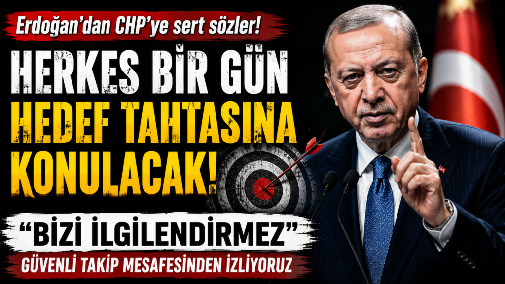 Erdoğan’dan CHP’ye: Bizi İlgilendirmez